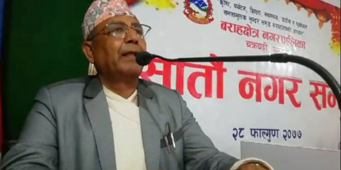 मनोमानी गरेको प्रमाण पेश गर्न बराहक्षेत्र नगर प्रमुखद्वारा कांग्रेसलाई चुनौती