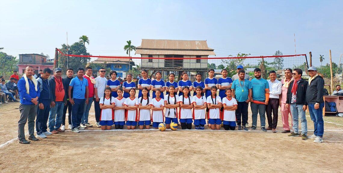 रामधुनी प्याब्सन स्पोर्टस मिट : भलिबलको उपाधि नमुना र नव किरणलाई